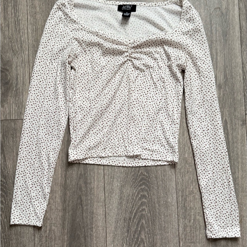 Flower Long Sleeve Top